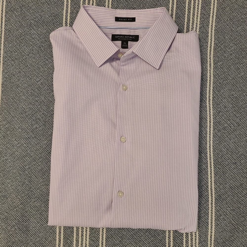 Banana Republic supima cotton long sleeve dress shirt xl. Tag also reflects